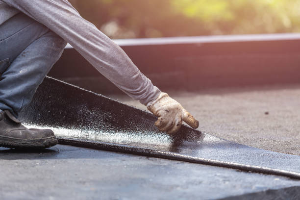 Professional Waterproofing technician working in Baldwin, NY